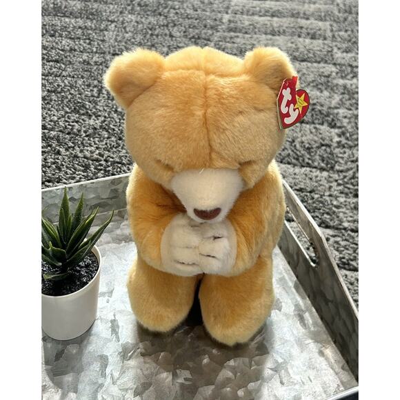 Ty Beanie Baby Buddy Hope The Praying Teddy Bear 11" Plush Stuffed Animal - Picture 1 of 3